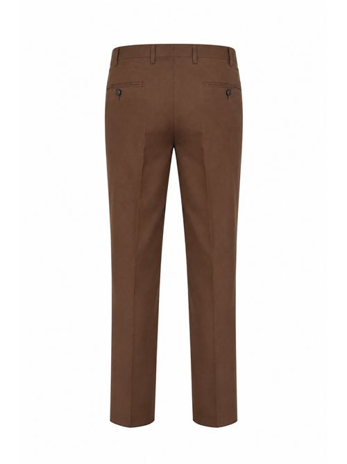 Pantalone in lana vergine 130's Marrone TONALI | 4NP04AB TXAK0UE43